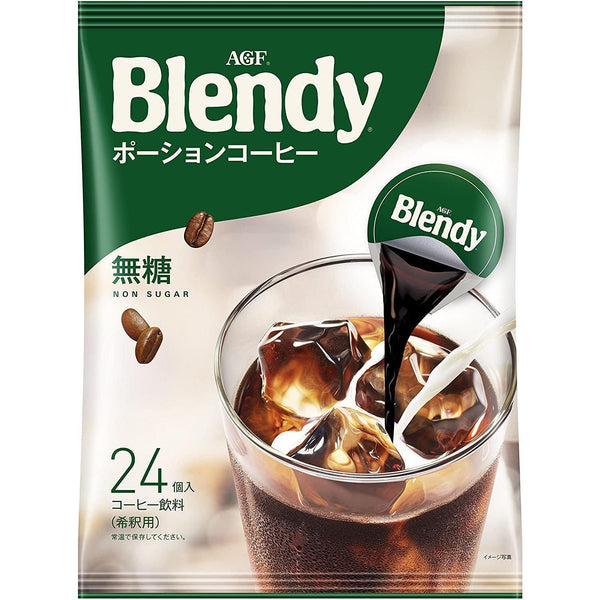 AGF Blendy 濃縮咖啡不加糖 24 片