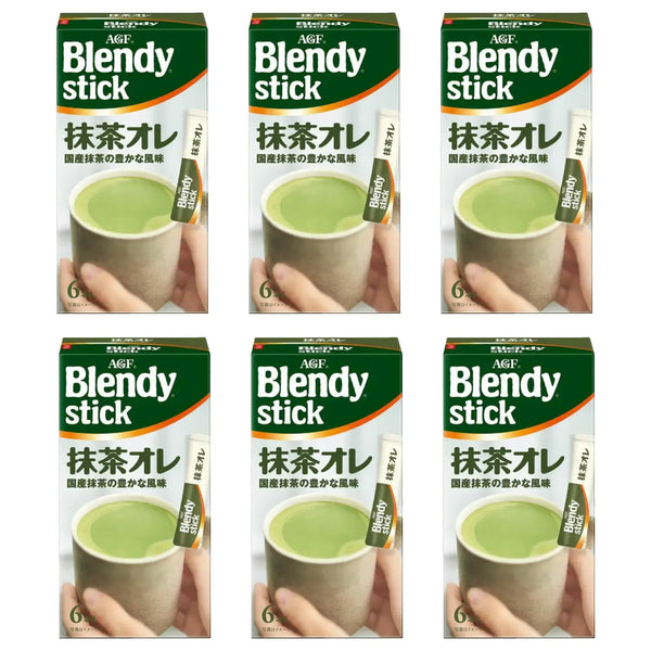 AGF Blendy Stick 抹茶綠茶拿鐵(6 件裝)