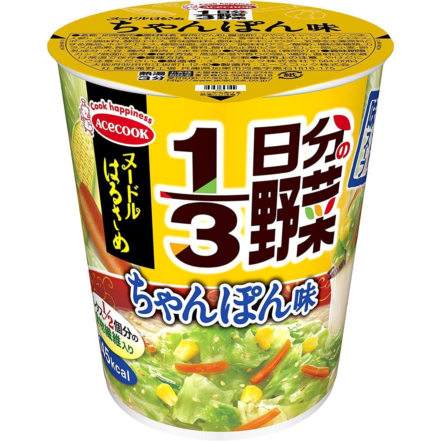 Acecook 春雨泡麵 雜燴味 43g (6 包)
