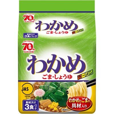 Acecook 裙帶菜海藻拉麵泡麵 3 份