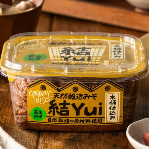 Adachi Jozo Yui 桶裝有機玄米糙米味噌醬 450g