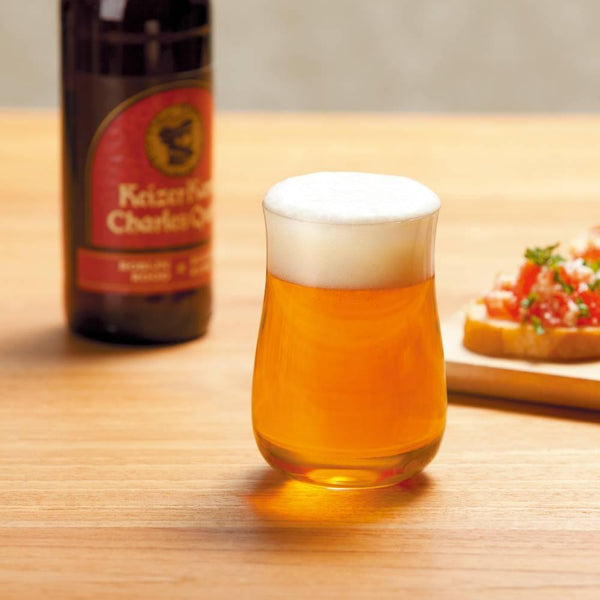 Aderia 精釀啤酒玻璃弧形底時尚優質玻璃器皿 280 毫升