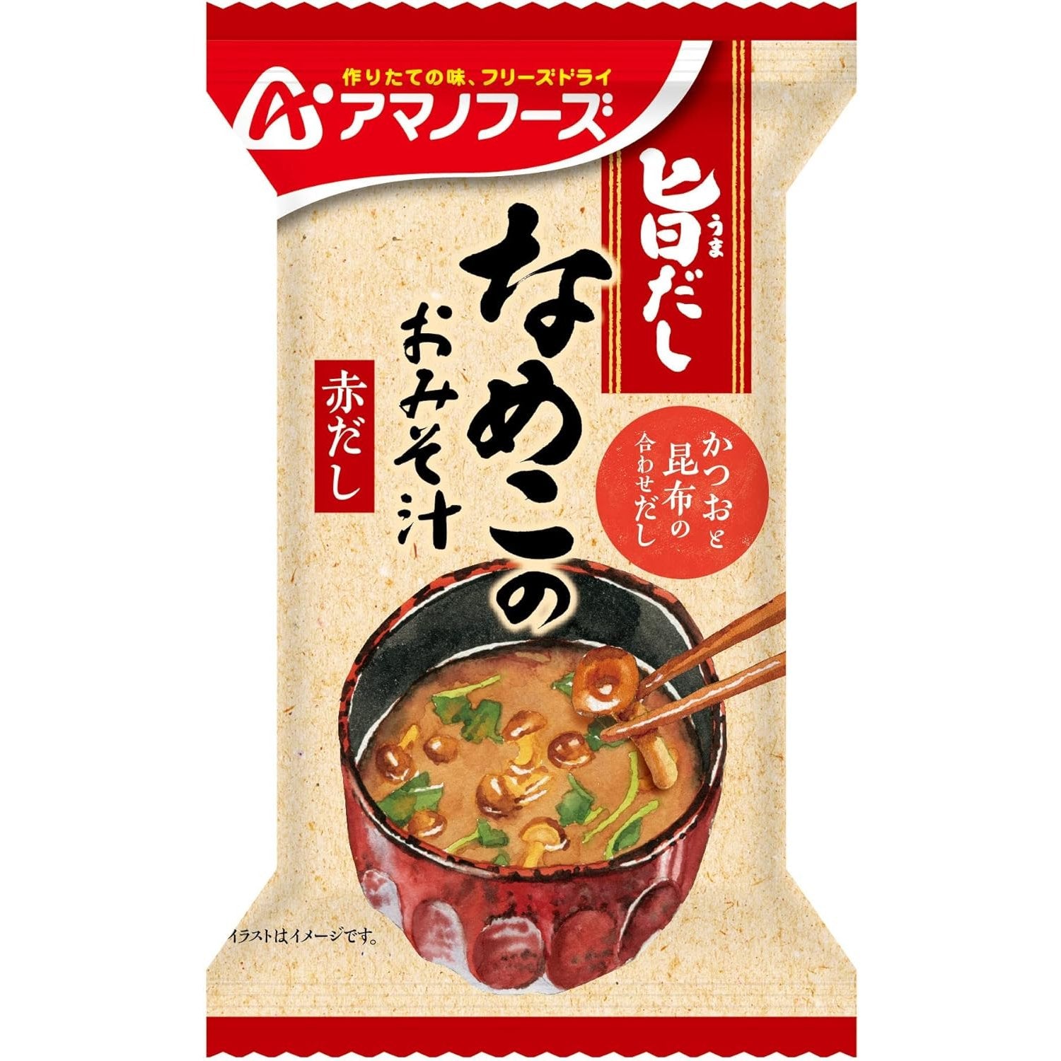 Amano Foods 凍乾紅味噌湯佐滑子菇 10 份