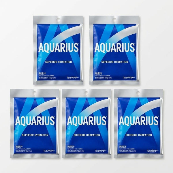 Aquarius 運動飲料粉離子補水混合物 48 克(5 袋)