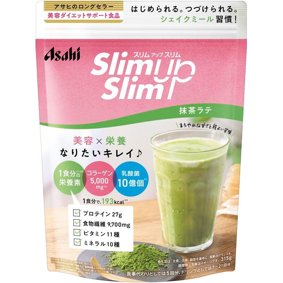 Asahi Slim Up 代餐奶昔 抹茶拿鐵口味 315g