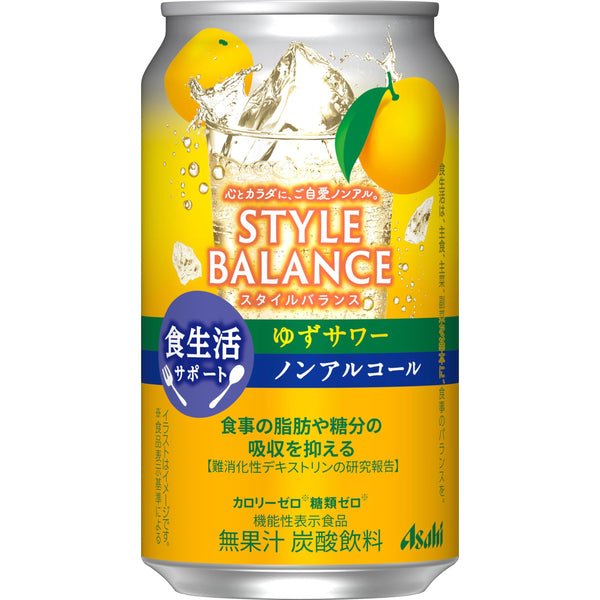 Asahi Style Balance 無酒精柚子酸無酒精雞尾酒罐裝 350ml