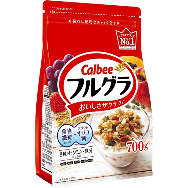 Calbee Frugra 高纖維脆脆格蘭諾拉麥片加乾果 700 克