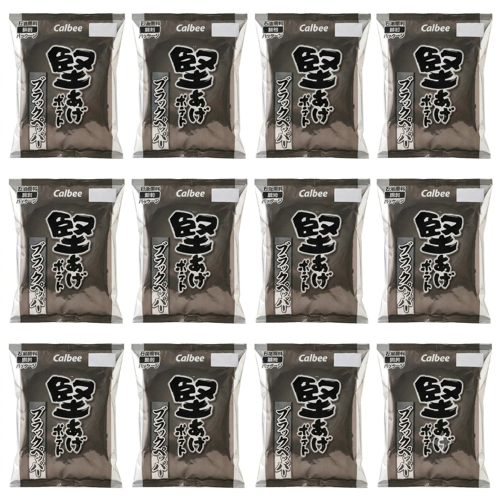 Calbee Kataage 脆皮黑胡椒洋芋片 65g(盒12袋)