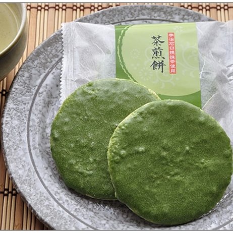 茶友堂宇治抹茶味甜鹹仙貝10枚入