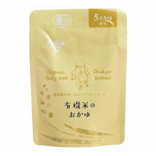 地球竹有機白米粥 嬰兒用品 食品5m+80g