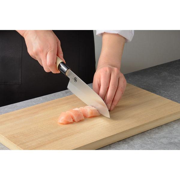 千歲日本刀 3 件組木柄 Santoku、Nakiri 和 Deba