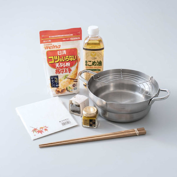 J Taste 正宗天婦羅烹飪套件和天婦羅配料 7 件