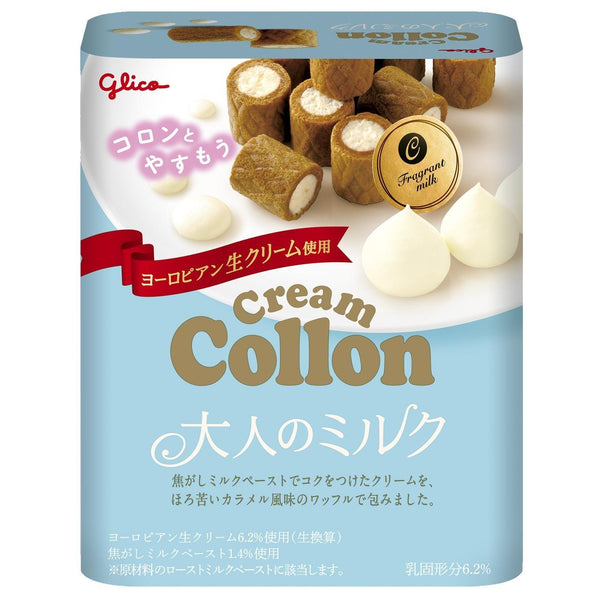 Glico Collon 牛奶奶油夾心鬆脆焦糖華夫餅 48 克