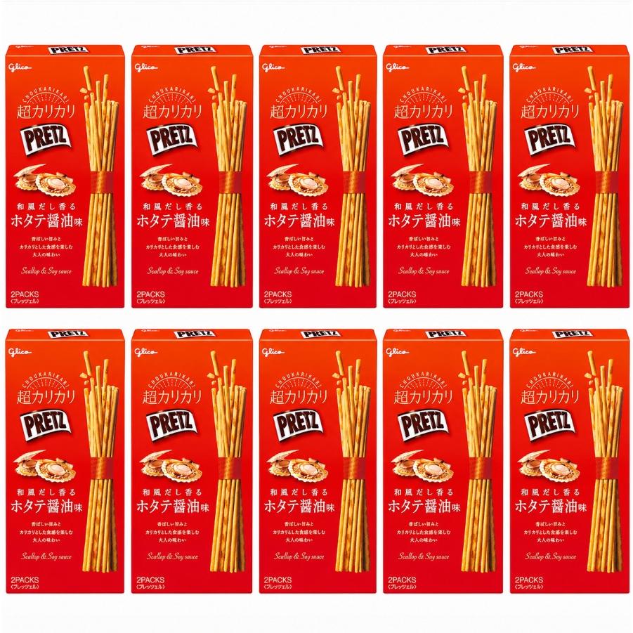 格力高百力滋餅乾棒扇貝醬油高湯口味 55g(10 包)