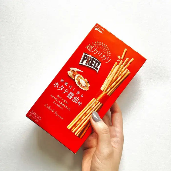 格力高百力滋餅乾棒扇貝醬油高湯口味 55g(10 包)