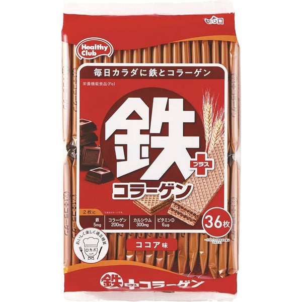 Hamada Healthy Club 鐵加膠原蛋白威化餅 36 片