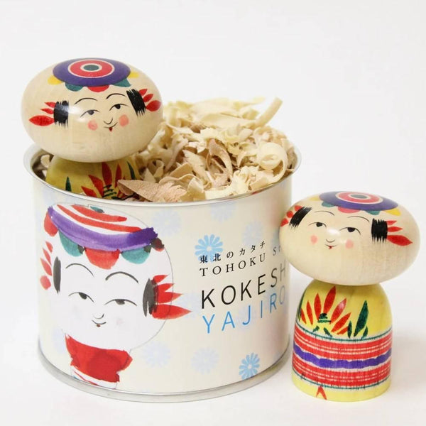 手工小芥子娃娃收藏罐系列平頭款