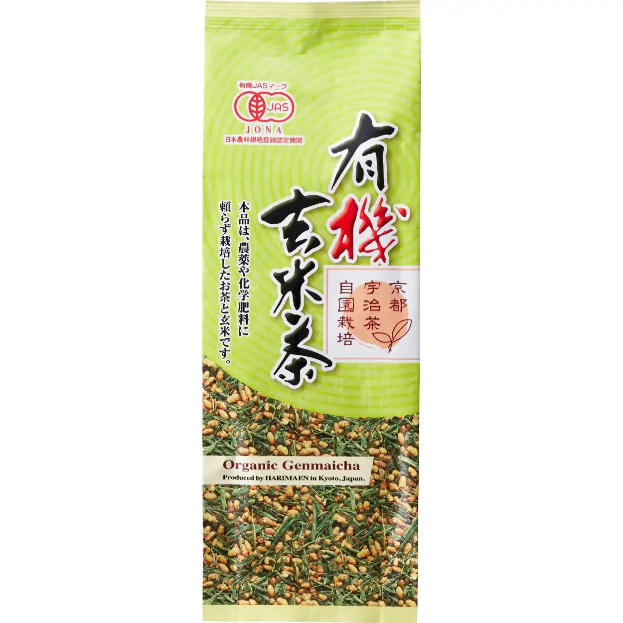 播磨園有機玄米茶散葉糙米綠茶 150g