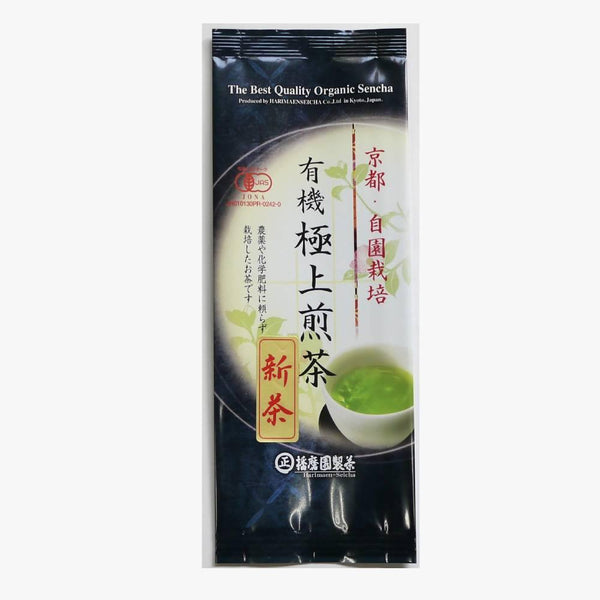 播磨園 有機優質煎茶初採新綠茶 80g