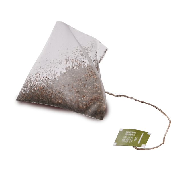 播磨園有機宇治烘焙茶烘焙綠茶袋 12 克拉。