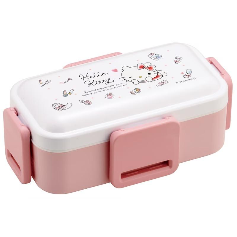 Hello Kitty 粉紅圓頂午餐盒 2 層便當盒 600 毫升