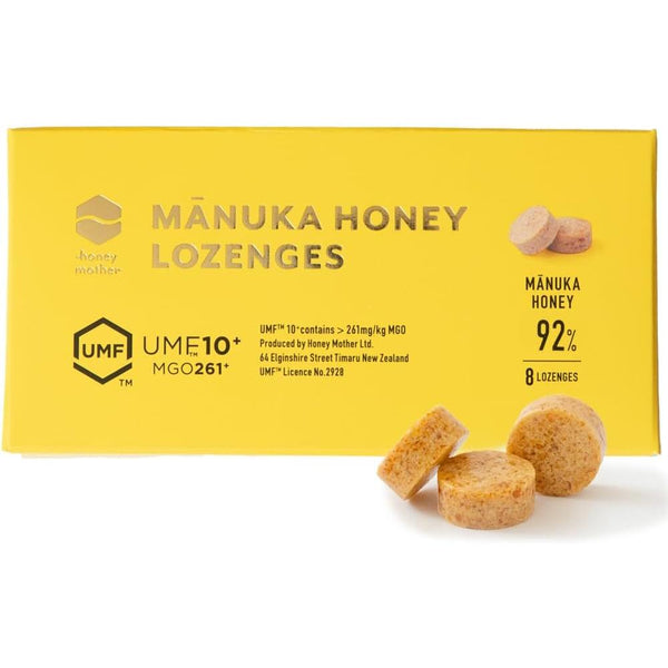 Honey Mother 濃縮麥盧卡蜂蜜含片蜂蜜糖果 8 克拉。