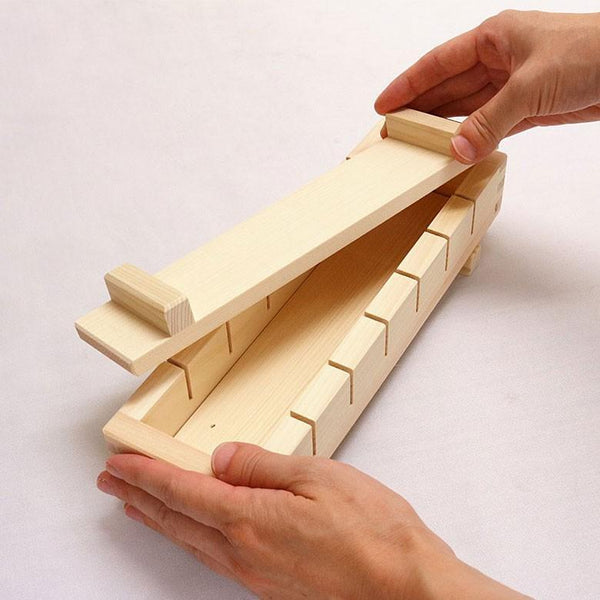 Ichihara 木製壽司壓機 扁柏押壽司壓制壽司模具 275 毫米