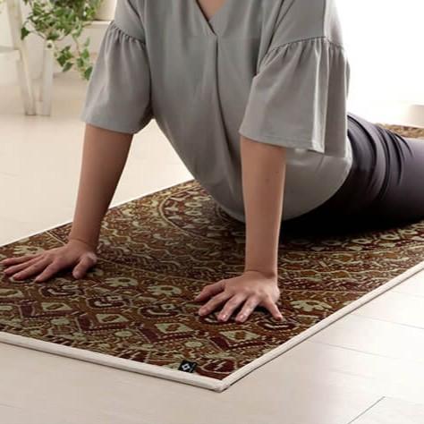 Ikehiko Igusa Rush 草榻米瑜珈墊紅色曼陀羅圖案 185 厘米