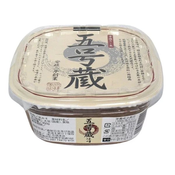 石鄉桶裝米口味噌醬 手工醇厚味噌醬 400g