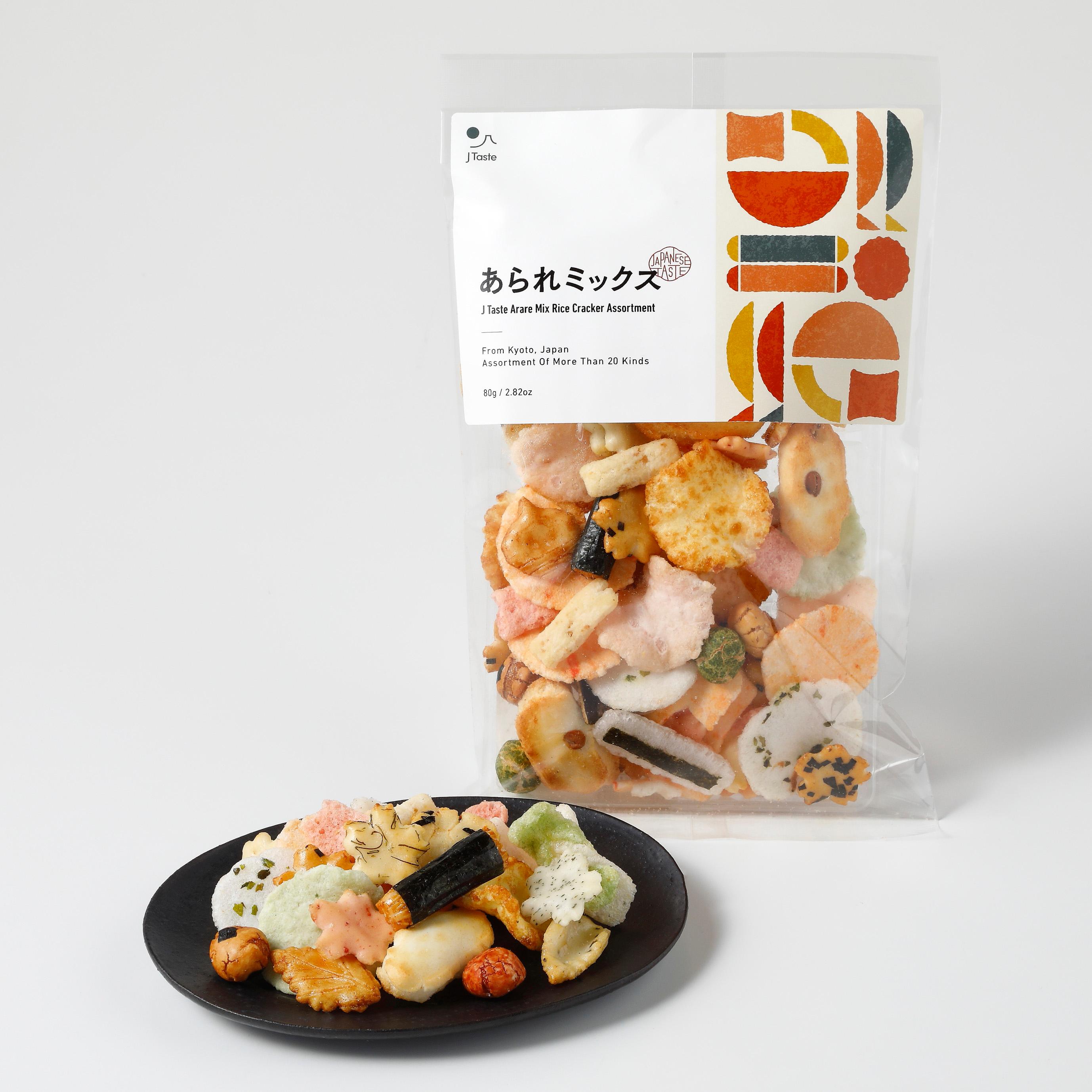 J Taste Arare 混合米果 20 多種混合裝 80 克(3 包)