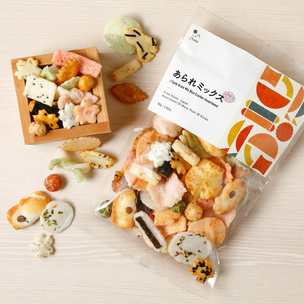 J Taste Arare 混合米果 20 多種混合裝 80 克(3 包)