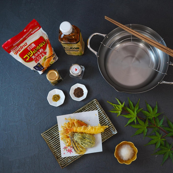 J Taste 正宗天婦羅烹飪套件和天婦羅配料 7 件