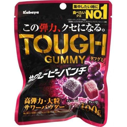 Kabaya Tough Gummy Alpha & Betta 葡萄耐嚼軟糖 100 克