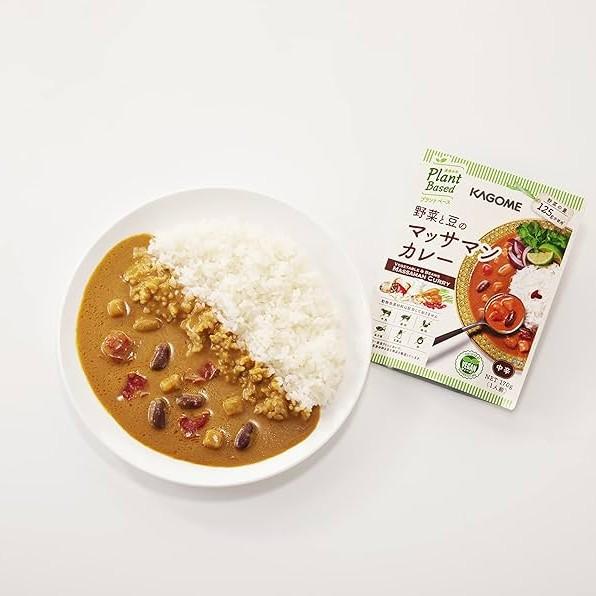 Kagome 蔬菜馬薩曼咖哩植物基純素即食咖哩(3 件裝)