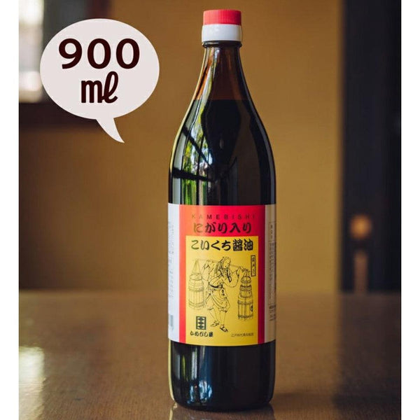 龜菱小口醬油 2 年陳放黑醬油 900ml