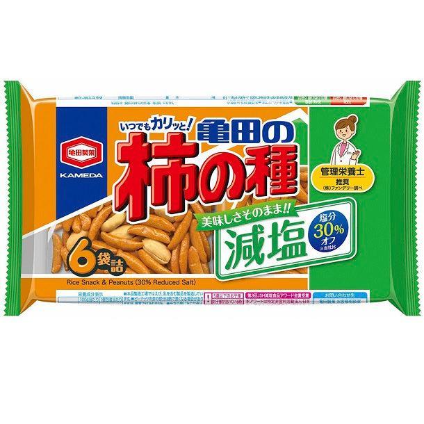 龜田柿子低鈉米果花生混合 164g