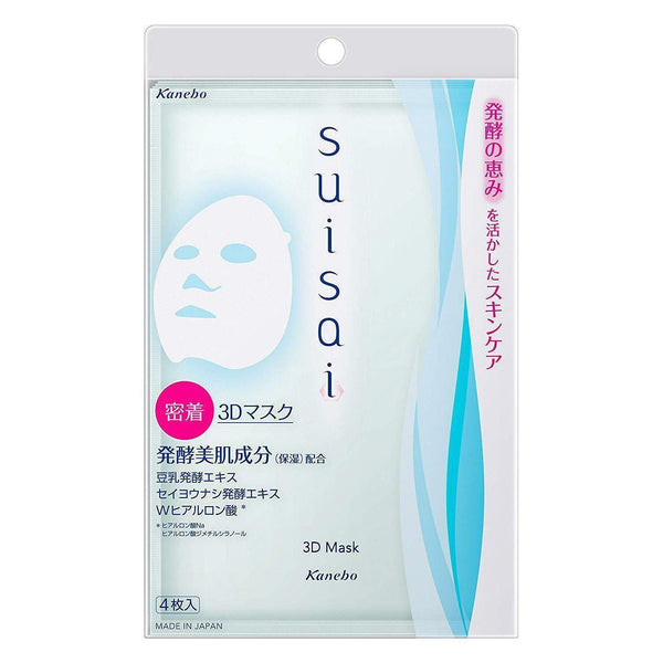 Suisai 深層保濕 3D 面膜強效保濕面膜 4 片