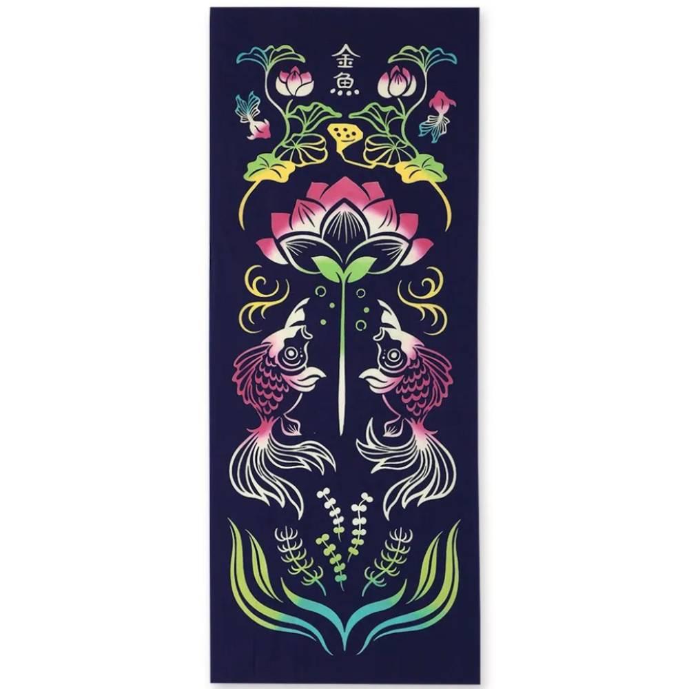 Kenema Tenugui 時尚金魚日本傳統手工染色布