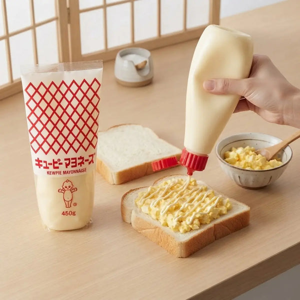 丘比蛋黃醬日本蛋黃醬順滑奶油調味品 450g