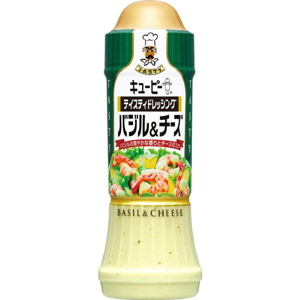 丘比濃鬱奶油羅勒起司沙拉醬 210ml
