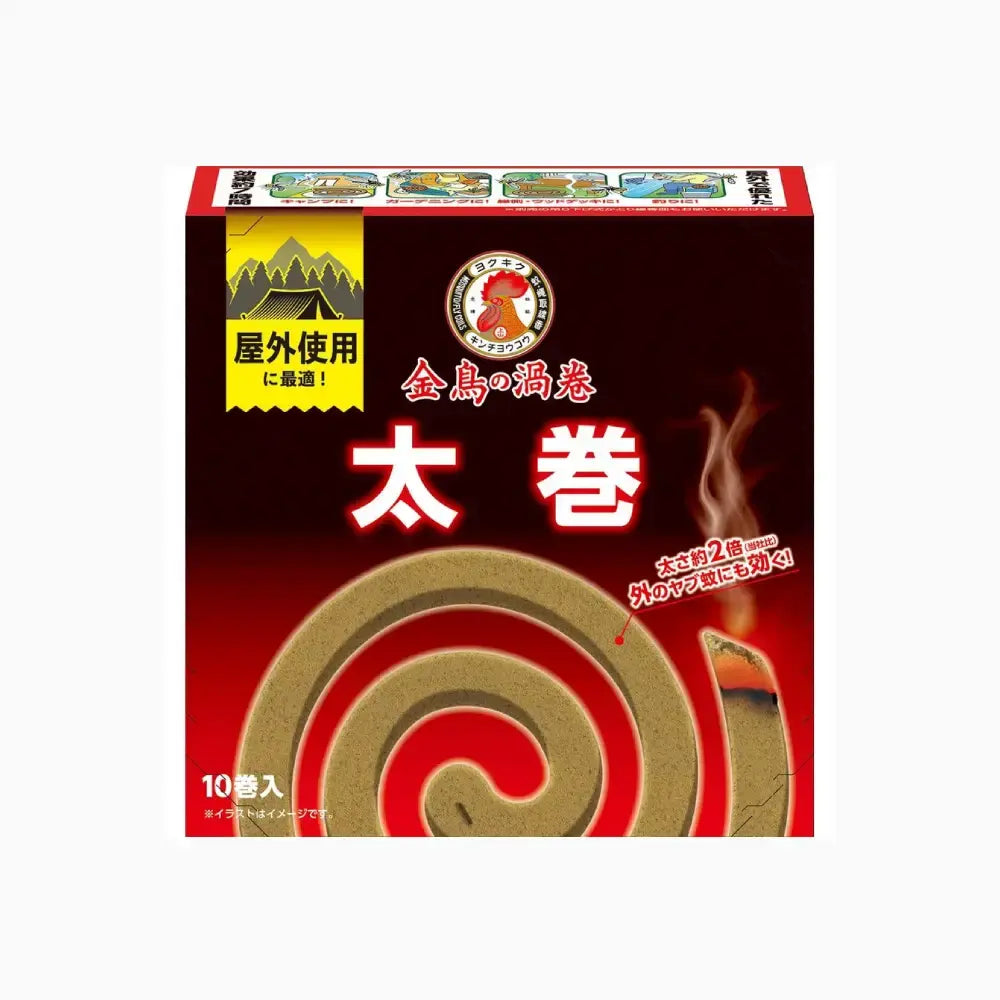 Kincho 超厚蚊香天然驅蟲燃燒器 10 克拉
