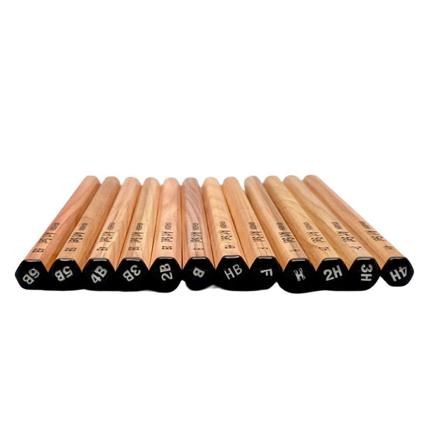 Kitaboshi 4H-6B 美術繪畫鉛筆套裝 12 支