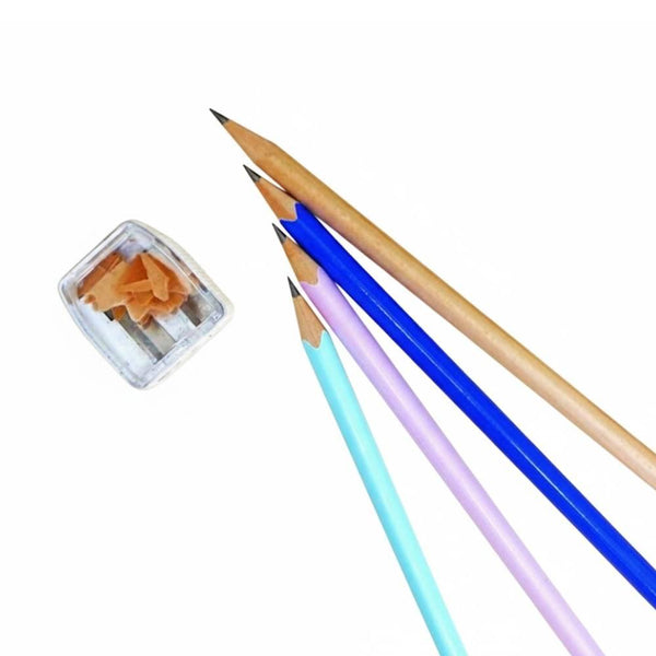 Kitaboshi 雙削筆刀,適用於普通鉛筆和粗鉛筆