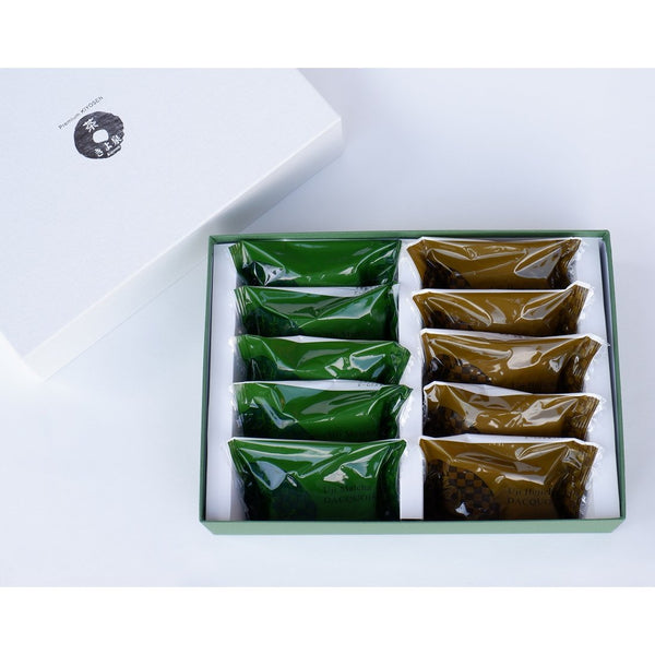 Kiyosen Dacquoise 宇治抹茶和焙茶無小麥蛋糕拼盤 10 克拉