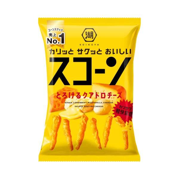 Koikeya Scorn 融化起司玉米片 73g(3 袋裝)