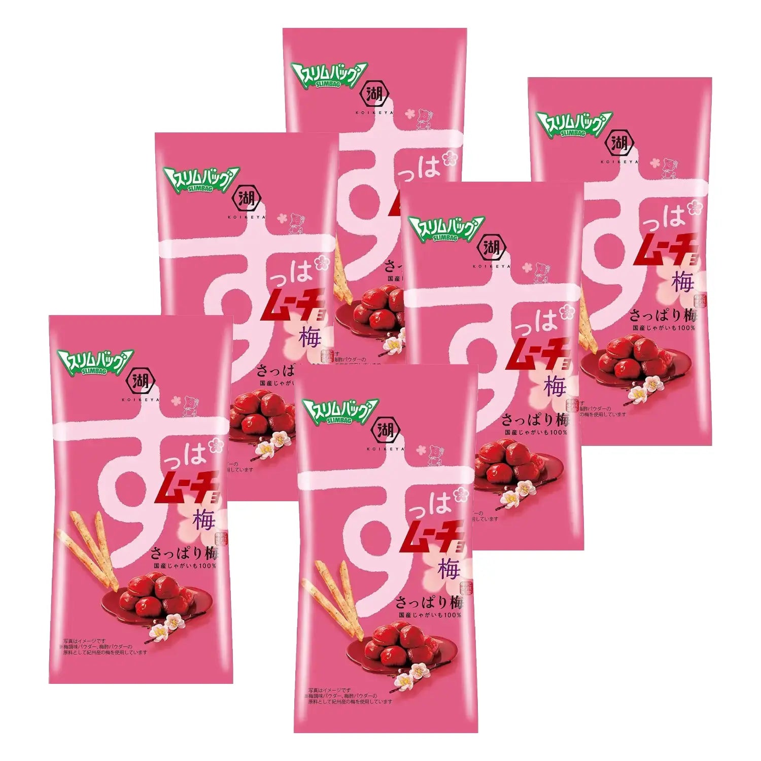 Koikeya Stick Suppamucho 梅子薯條 34g(6 包)