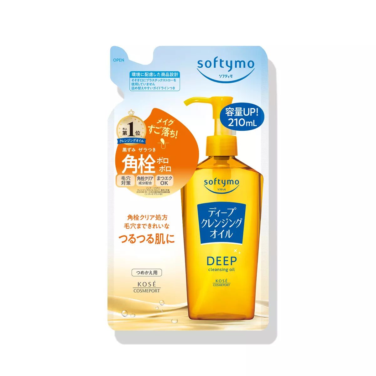 Softymo 深層卸妝油補充裝 210ml