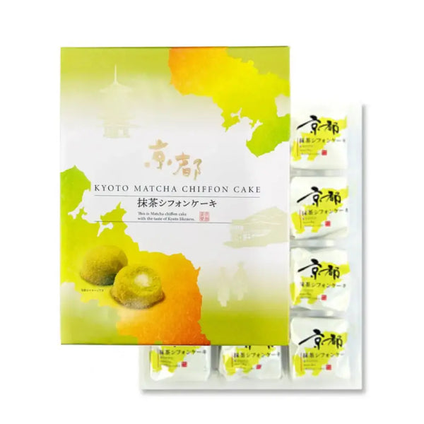 京都抹茶雪紡蛋糕 奶油夾心軟蛋糕 12 塊