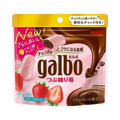 明治 Galbo 草莓巧克力餅乾塊 58g