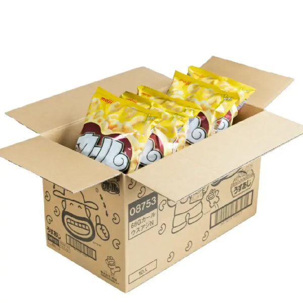 明治Karl 淡鹹玉米泡芙捲髮零食(盒10袋)